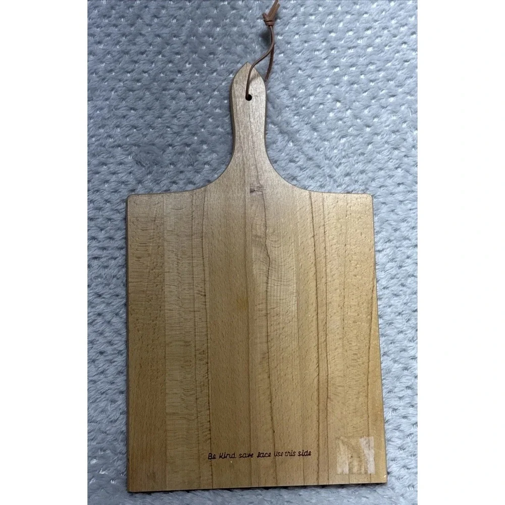 Nevco Hand Painted Wood Cutting Board Grandma 16x9 Vtg Decor Vegetables